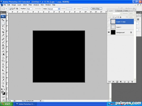 Creation of Count the Black Dots. : Step 1