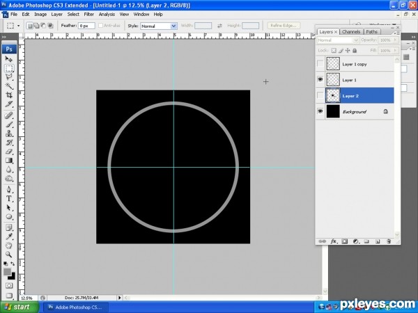 Creation of Count the Black Dots. : Step 2