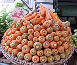 stack of carrots