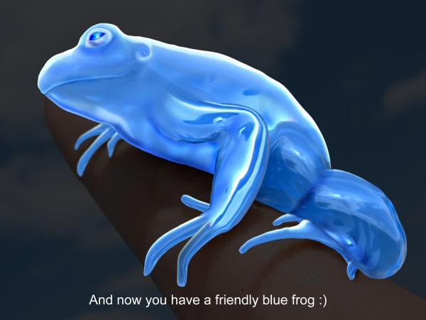 Creation of My Blue Friend: Step 8