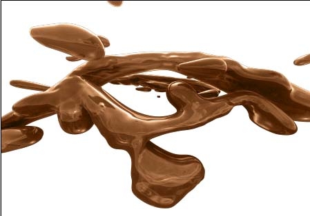 Creation of Chocolate Splash: Step 3