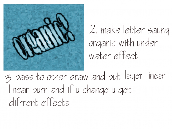 Creation of organic?: Step 2