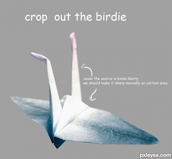 Creation of Onigiri swan: Step 1