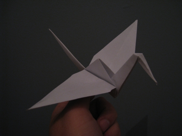 Creation of Origami Crane: Step 7