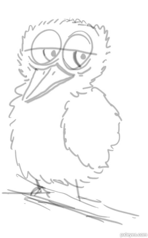 Creation of Comic Owl: Step 1