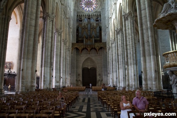 Creation of Amiens Cathedrale: Step 1