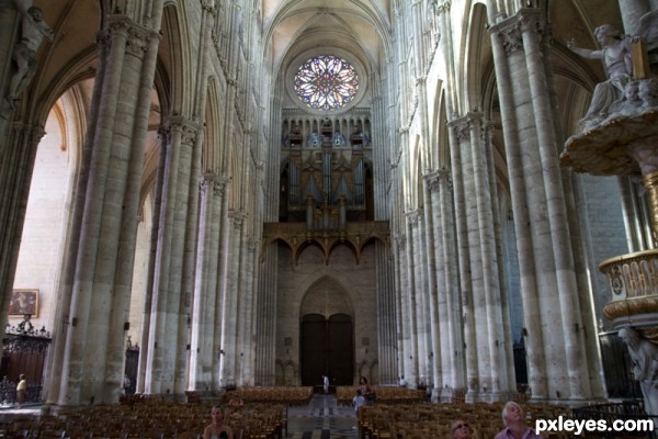 Creation of Amiens Cathedrale: Step 2