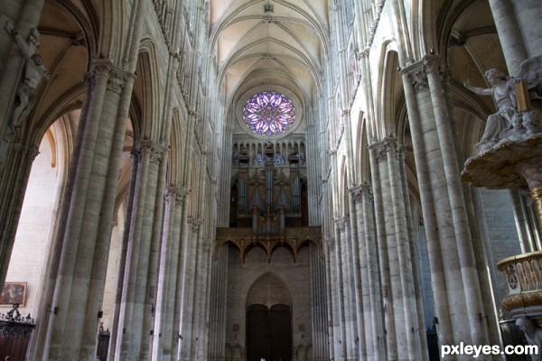 Creation of Amiens Cathedrale: Step 3