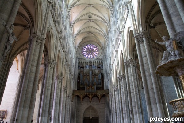 Creation of Amiens Cathedrale: Step 4