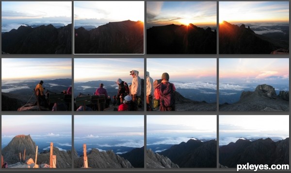 Creation of Mt Kinabalu: Step 1