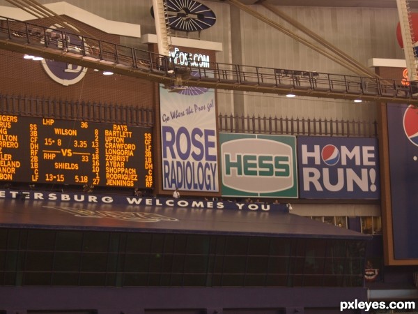 Creation of Tropicana Field: Step 2