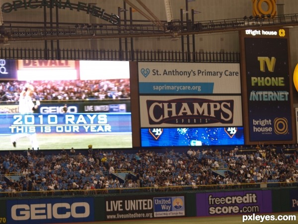 Creation of Tropicana Field: Step 9