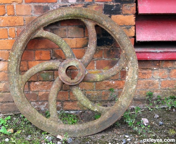 Old Fly Wheel
