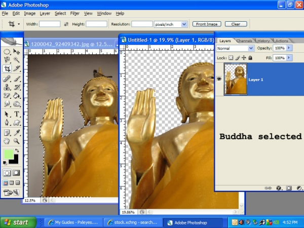 Creation of Buddha: Step 2