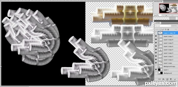 Creation of J.Frame Put Aspro in the Water: Step 5