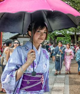 Girl in Kimono