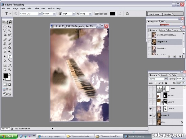 Creation of Gig in the sky: Step 2