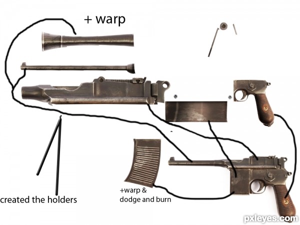 Creation of Gun: Step 1