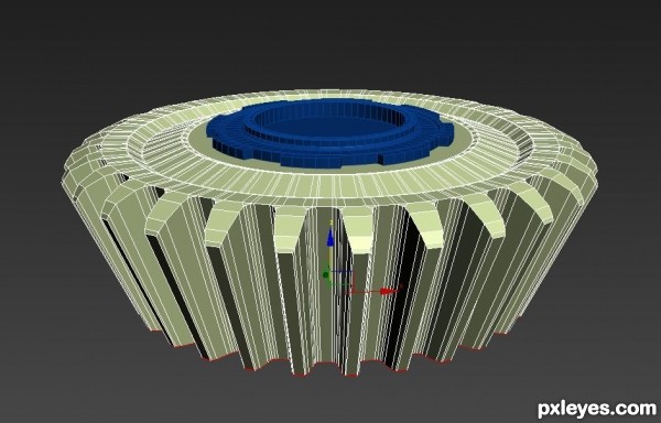 Creation of Bmw Aircraft engine: Step 4