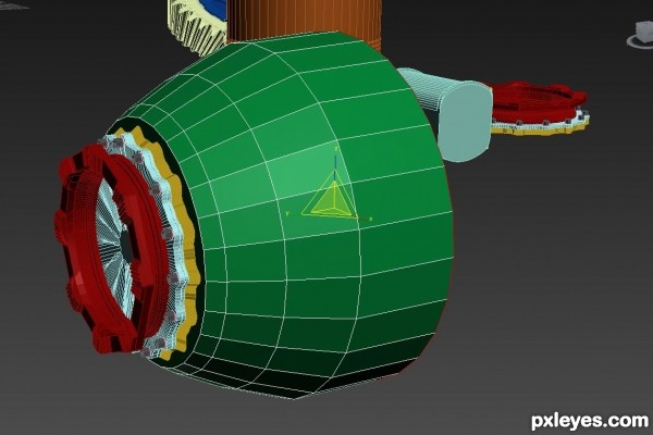 Creation of Bmw Aircraft engine: Step 7