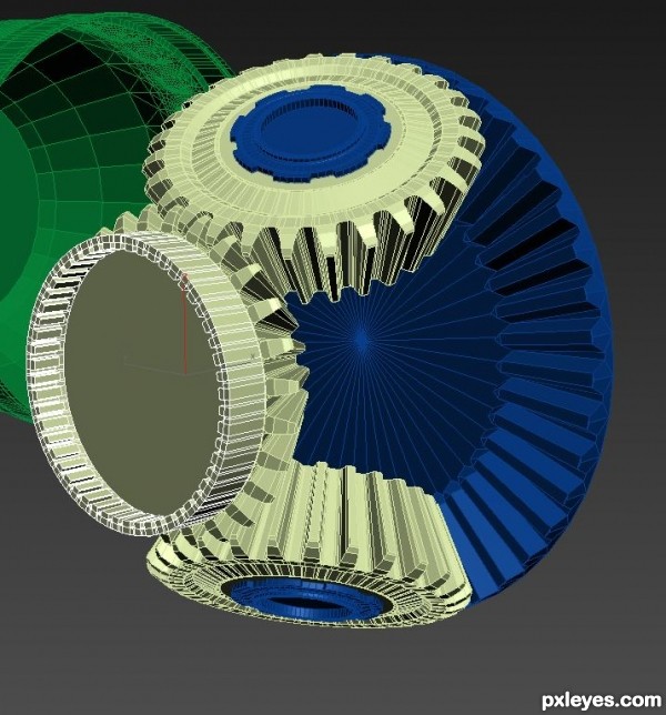 Creation of Bmw Aircraft engine: Step 8