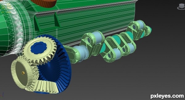 Creation of Bmw Aircraft engine: Step 10