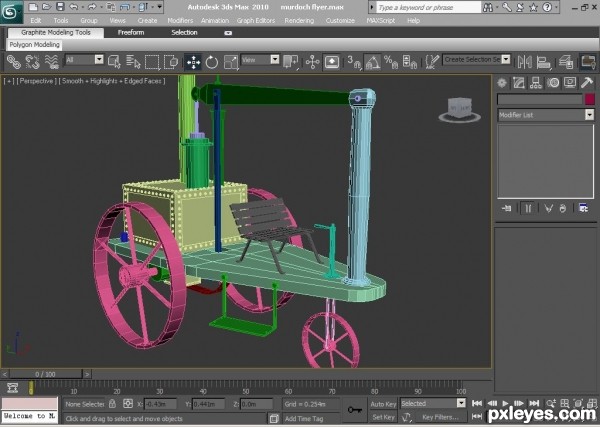 Creation of Murdoch's Steam Carriage: Step 7