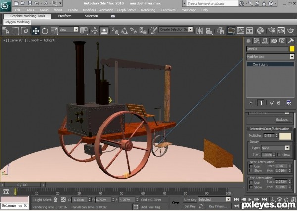 Creation of Murdoch's Steam Carriage: Step 9