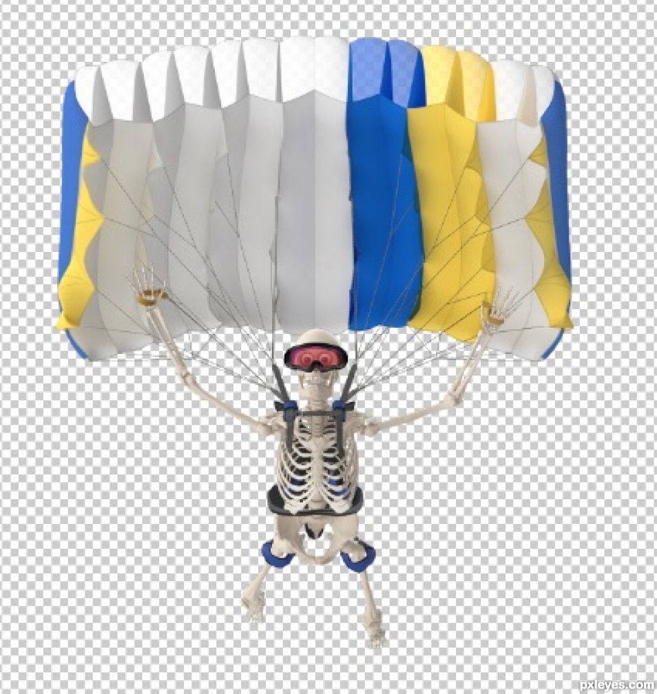 Creation of Skinny Skydiver: Step 4