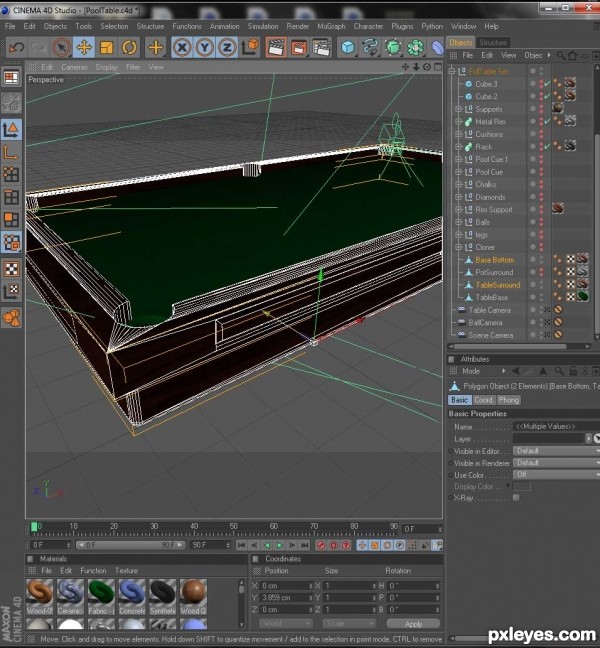 Creation of Pool Table: Step 4