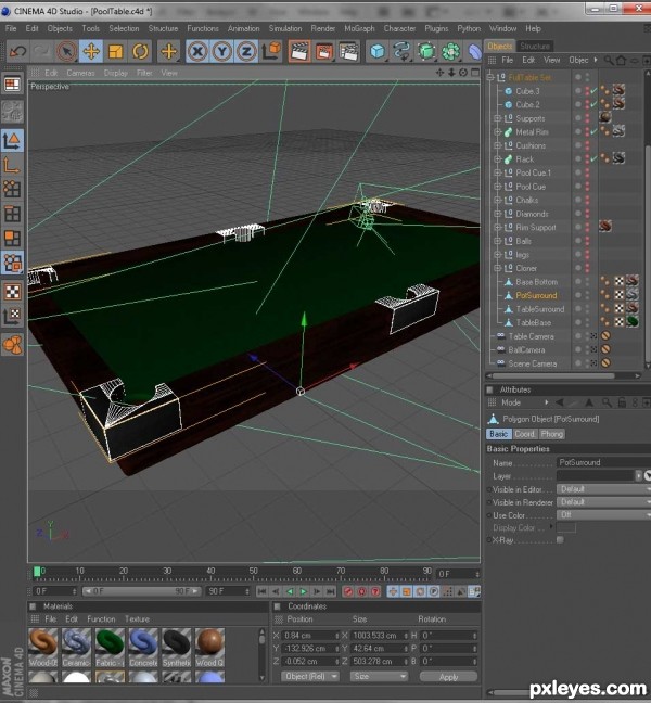 Creation of Pool Table: Step 5