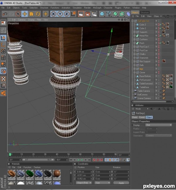 Creation of Pool Table: Step 6