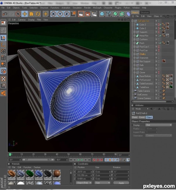 Creation of Pool Table: Step 10