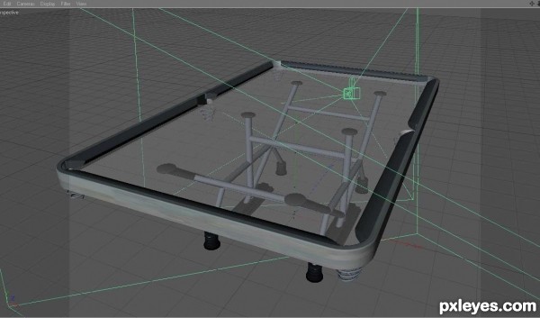 Creation of Glass Pool Table: Step 3