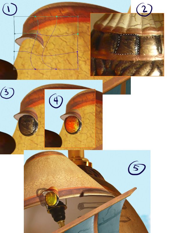 Creation of the merchant ship: Step 16