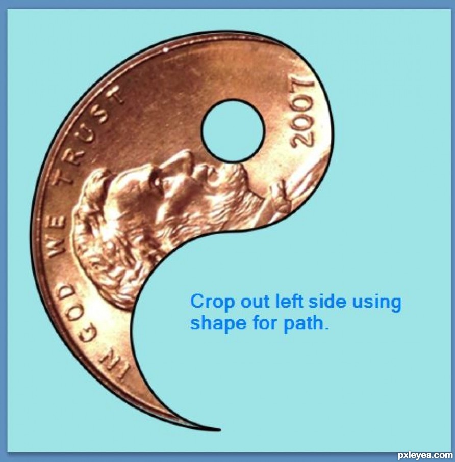 Creation of No-sided Penny: Step 7