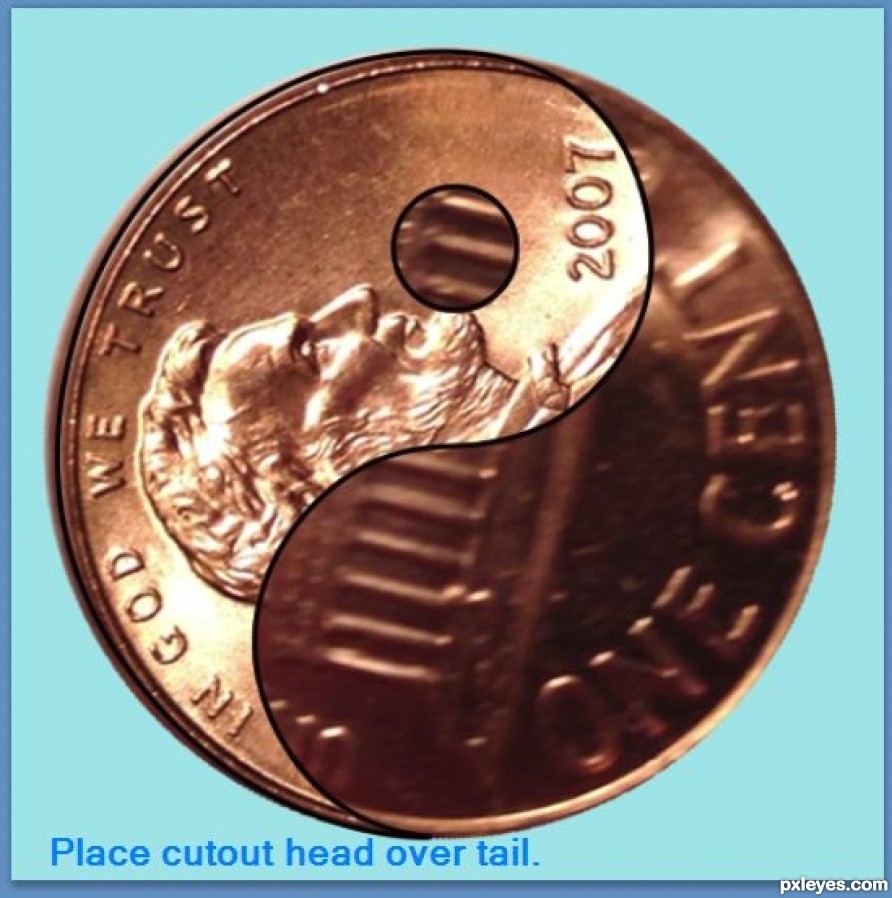 Creation of No-sided Penny: Step 8