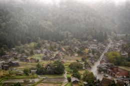 Shirakawa in the Rain