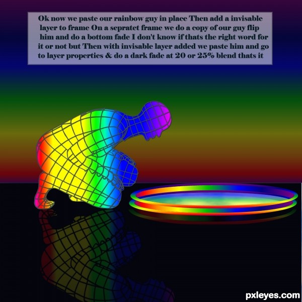 Creation of Looki into the rainbow clouds: Step 13