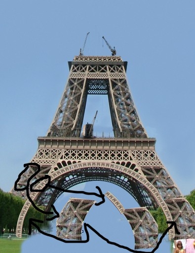 Creation of Eiffel Tower - July 1888: Step 8