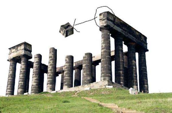 Creation of Penshaw Monument: Step 4