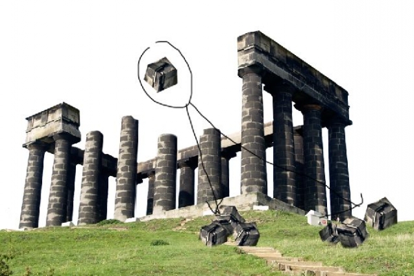 Creation of Penshaw Monument: Step 5