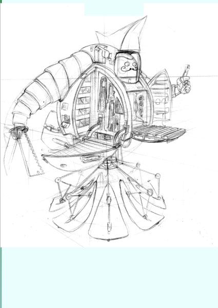 Creation of Butcher robot poster: Step 3