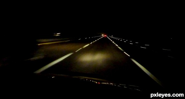 Night road