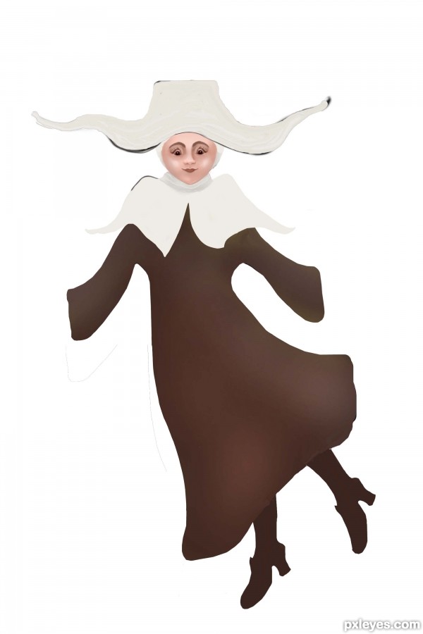 flying nun hat images in clipart