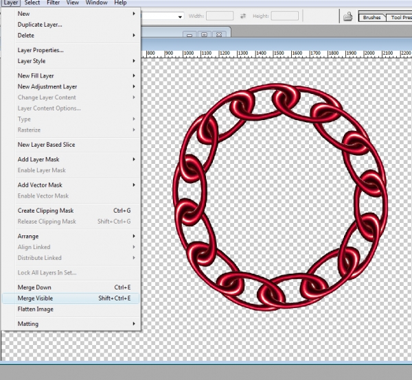 Creation of Chained Rainbow: Step 3