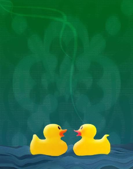 Creation of ducks in love: Step 13