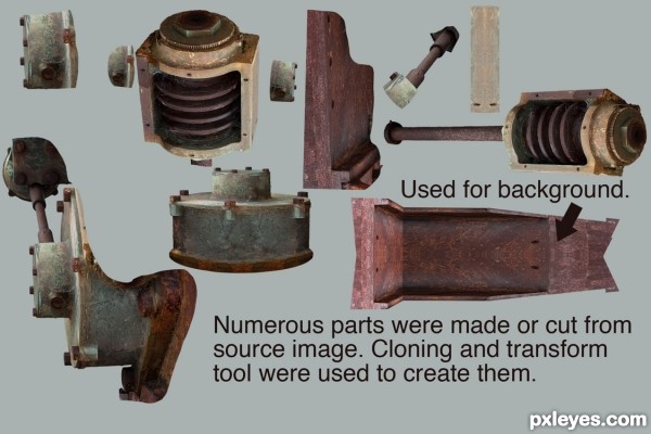 Creation of Poor Old Mech: Step 1