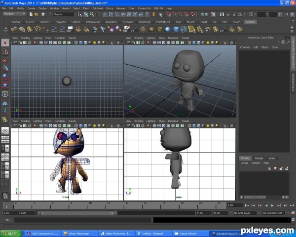 Creation of SackBoy: Step 6