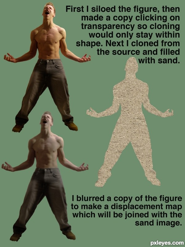 Creation of Sandman: Step 1